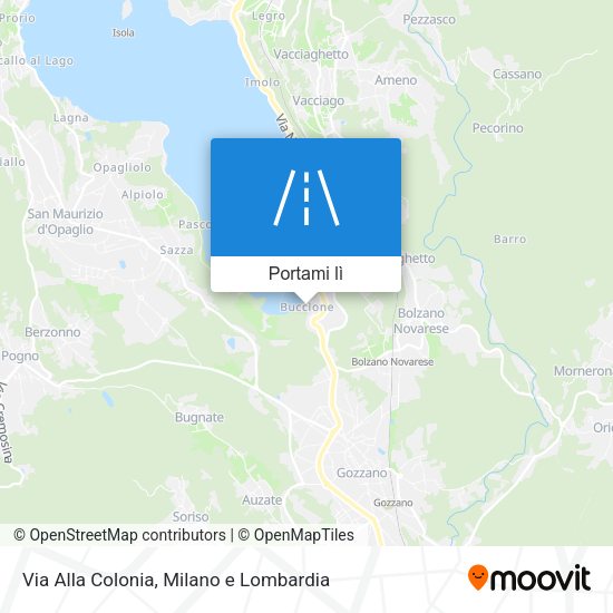 Mappa Via Alla Colonia