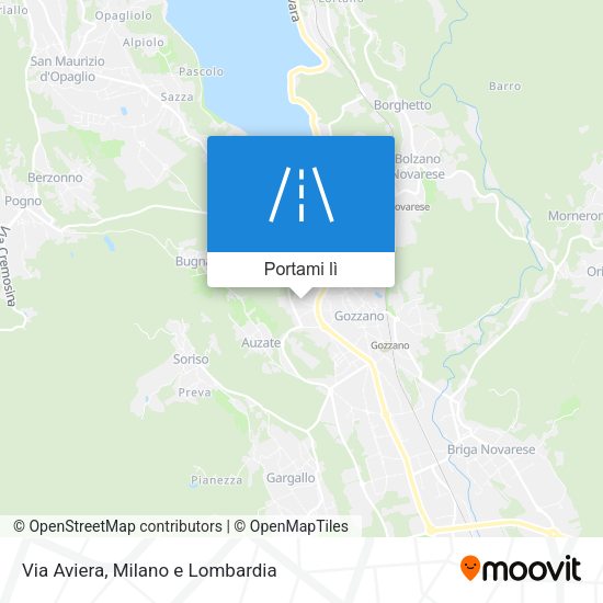 Mappa Via Aviera