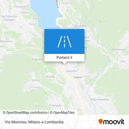 Mappa Via Monviso
