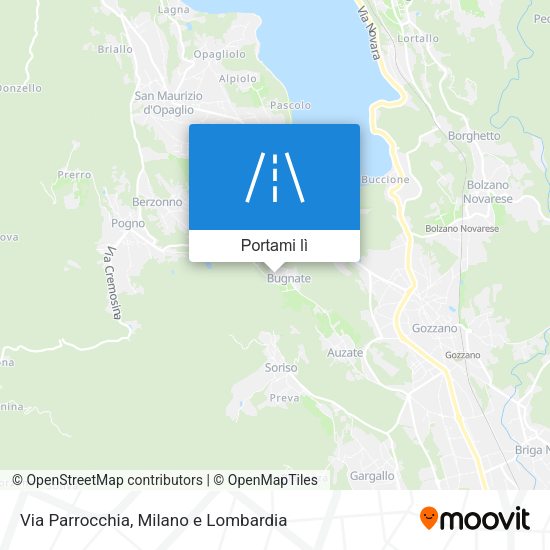 Mappa Via Parrocchia
