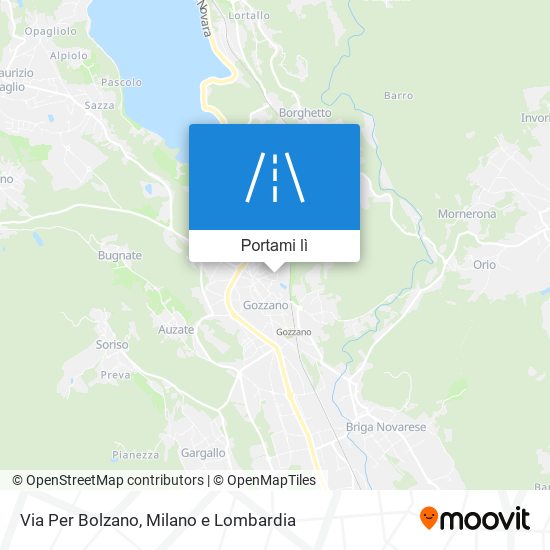 Mappa Via Per Bolzano