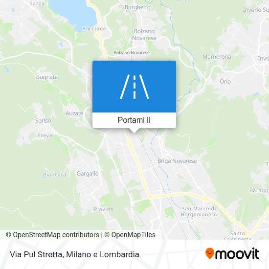 Mappa Via Pul Stretta