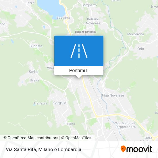 Mappa Via Santa Rita