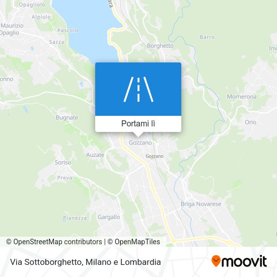 Mappa Via Sottoborghetto