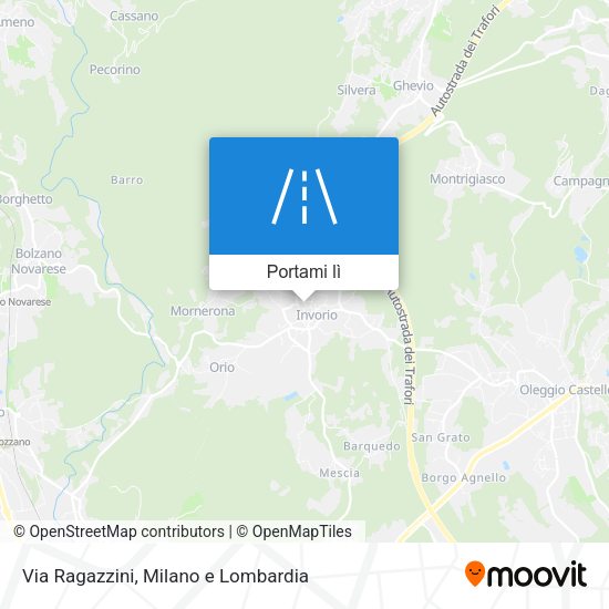 Mappa Via Ragazzini