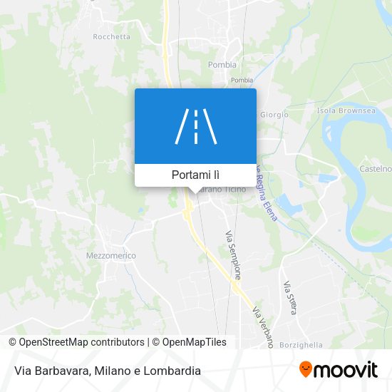 Mappa Via Barbavara