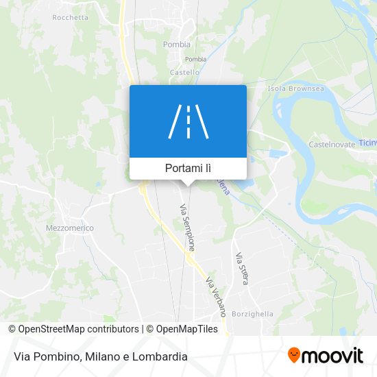 Mappa Via Pombino