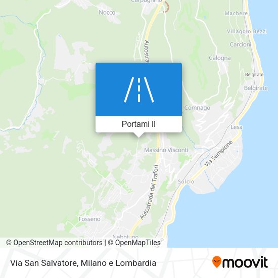 Mappa Via San Salvatore