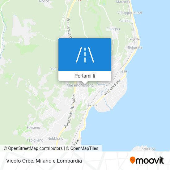 Mappa Vicolo Orbe
