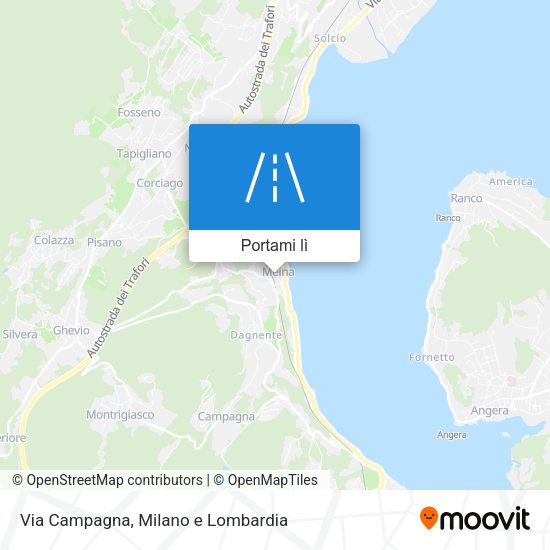 Mappa Via Campagna