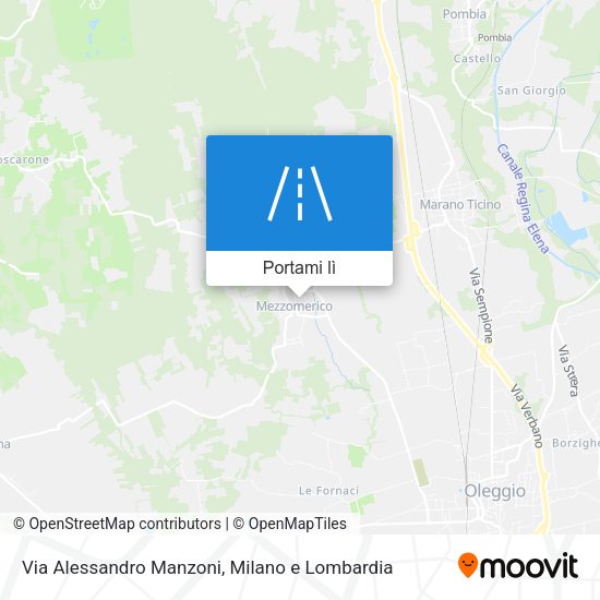 Mappa Via Alessandro Manzoni