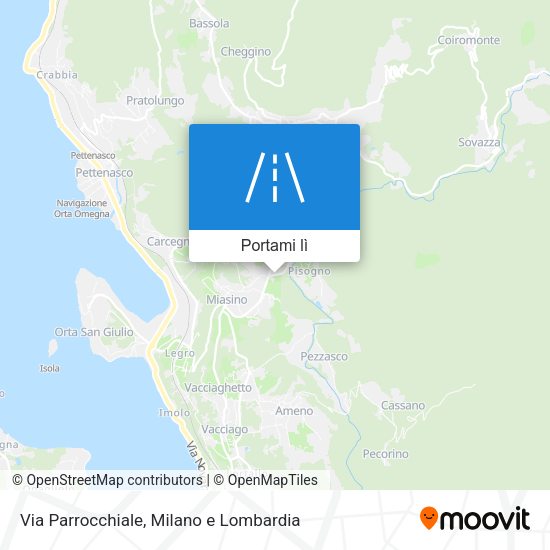 Mappa Via Parrocchiale