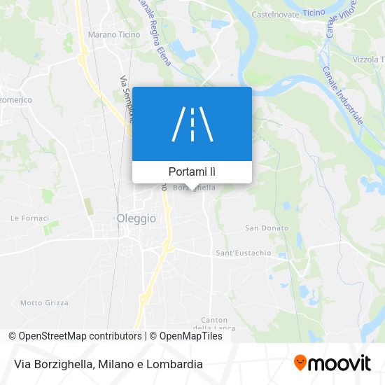Mappa Via Borzighella