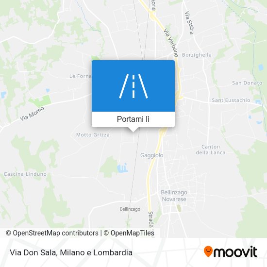 Mappa Via Don Sala