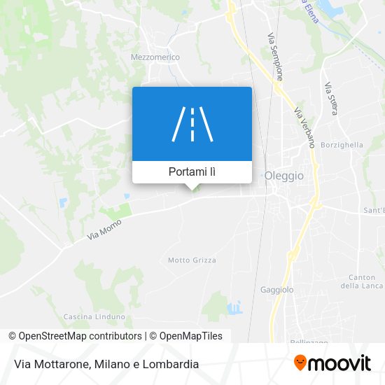 Mappa Via Mottarone