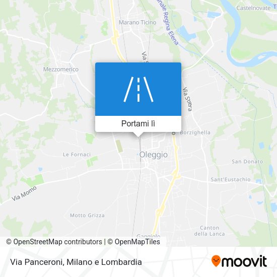 Mappa Via Panceroni