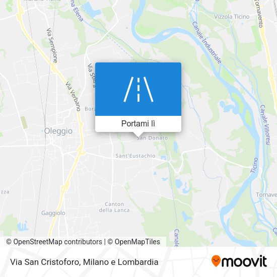 Mappa Via San Cristoforo