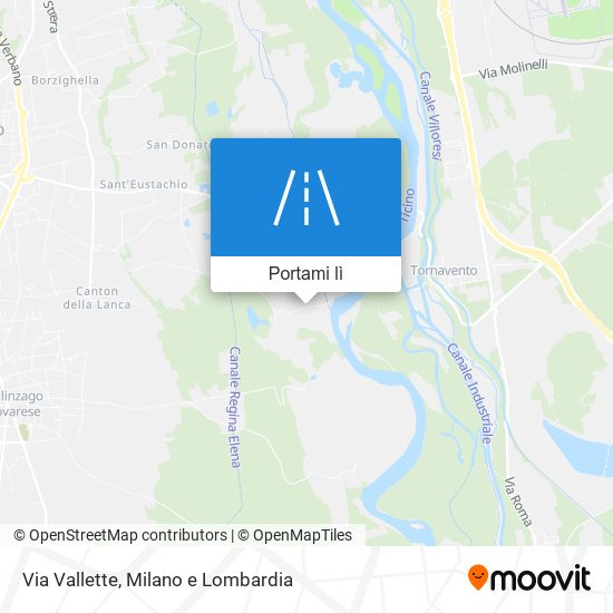 Mappa Via Vallette