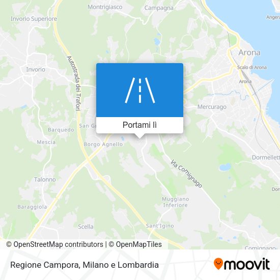 Mappa Regione Campora