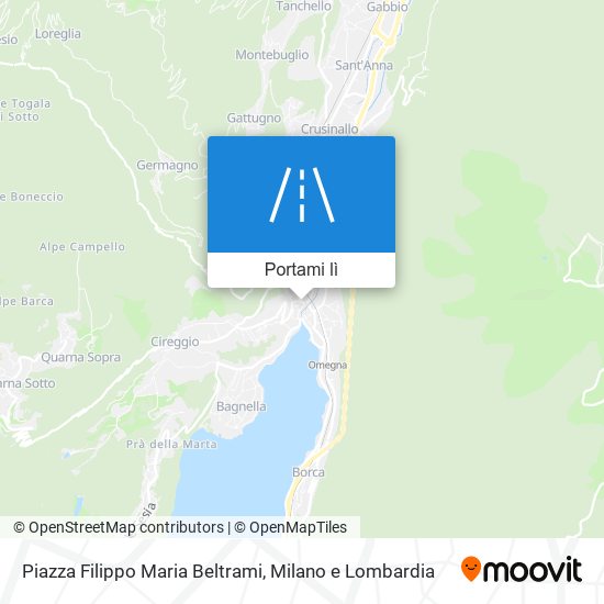 Mappa Piazza Filippo Maria Beltrami