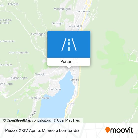 Mappa Piazza XXIV Aprile