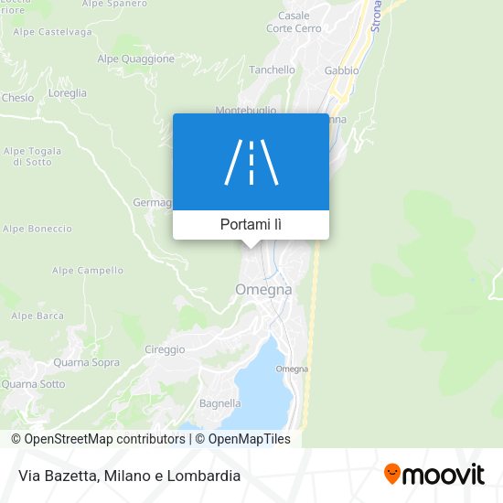 Mappa Via Bazetta