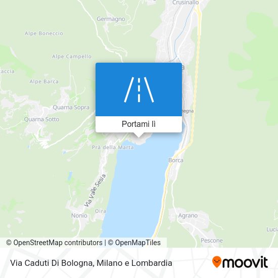 Mappa Via Caduti Di Bologna