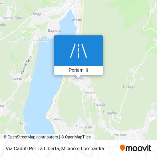 Mappa Via Caduti Per La Libertà