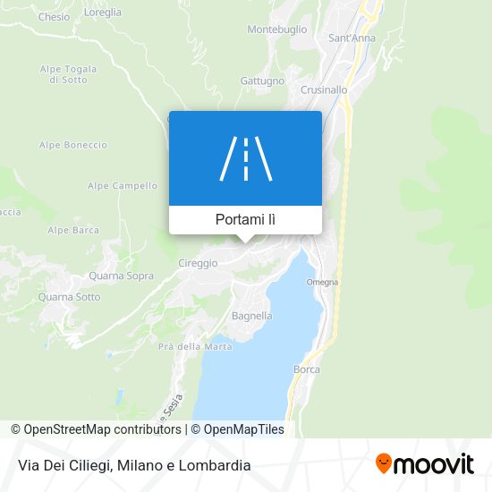 Mappa Via Dei Ciliegi