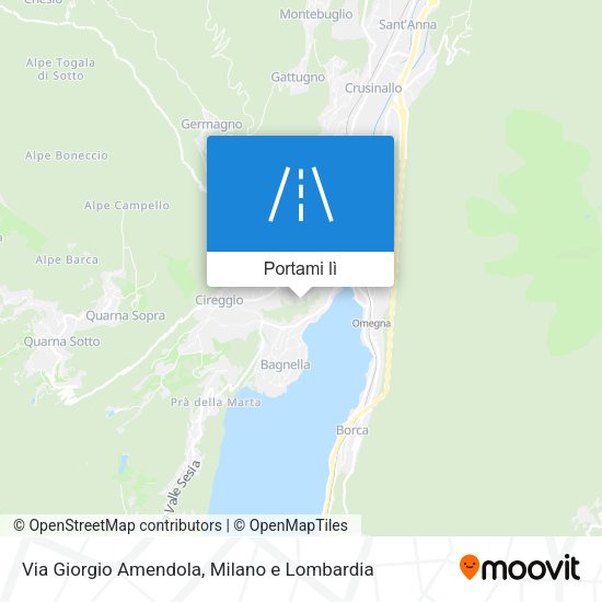 Mappa Via Giorgio Amendola