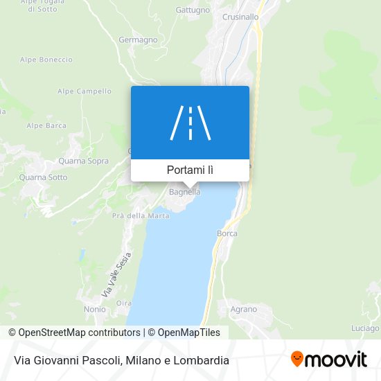 Mappa Via Giovanni Pascoli