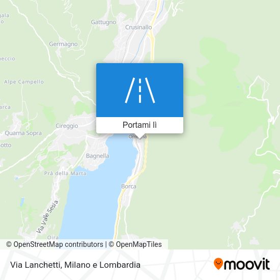 Mappa Via Lanchetti