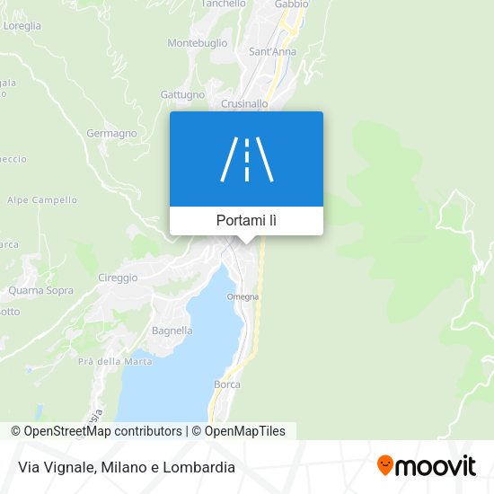 Mappa Via Vignale