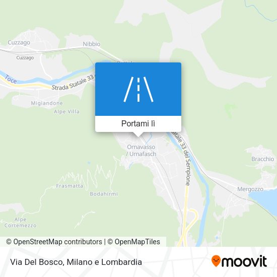 Mappa Via Del Bosco