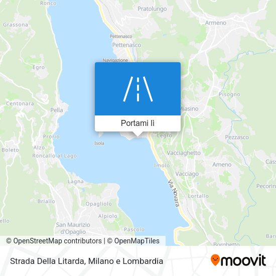 Mappa Strada Della Litarda