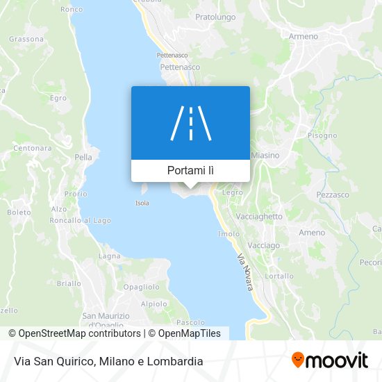 Mappa Via San Quirico
