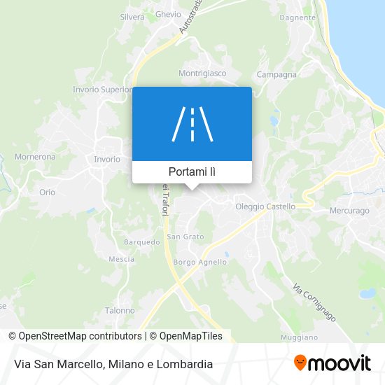 Mappa Via San Marcello