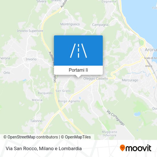 Mappa Via San Rocco