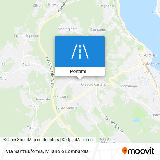 Mappa Via Sant'Eufemia