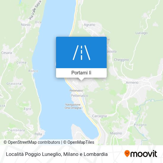 Mappa Località Poggio Luneglio