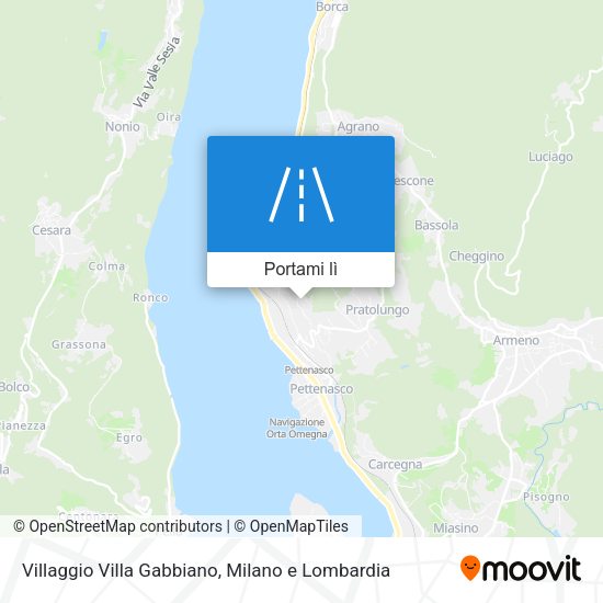 Mappa Villaggio Villa Gabbiano