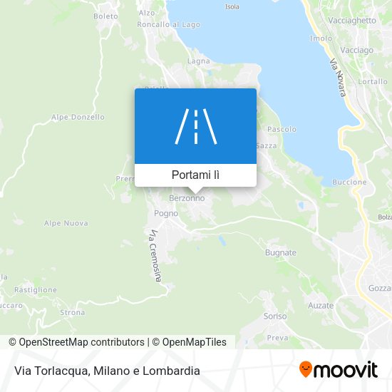 Mappa Via Torlacqua