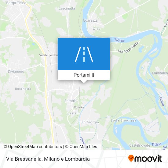 Mappa Via Bressanella
