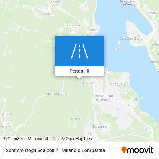 Mappa Sentiero Degli Scalpellini