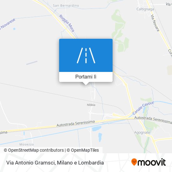 Mappa Via Antonio Gramsci