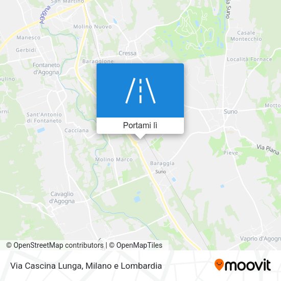 Mappa Via Cascina Lunga