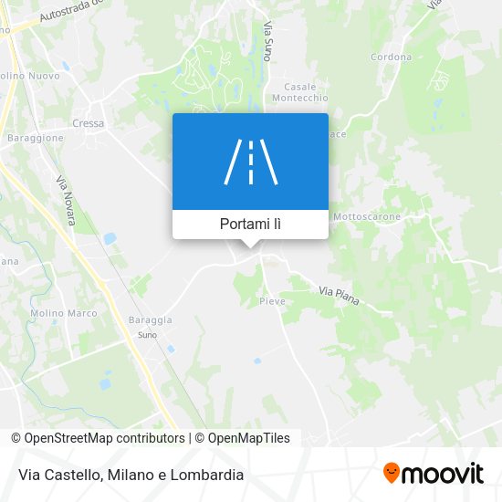 Mappa Via Castello