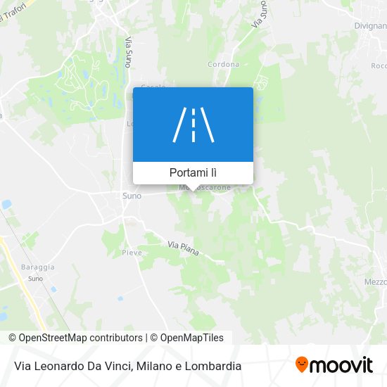Mappa Via Leonardo Da Vinci