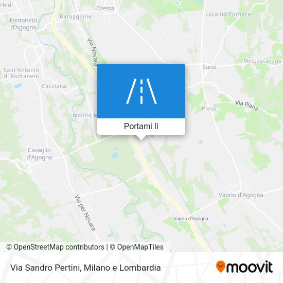 Mappa Via Sandro Pertini