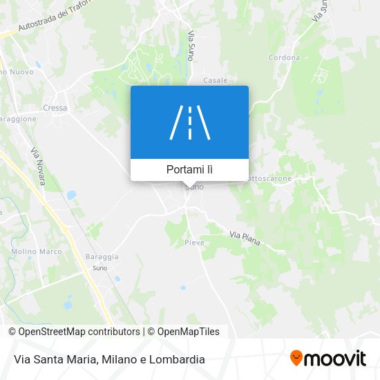 Mappa Via Santa Maria